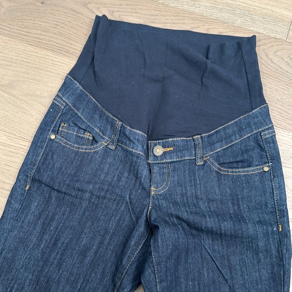 Thyme maternity skinny jeans new without tags blue denim - Picture 2 of 3